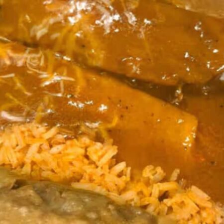 26 - Pork Tamale, Cheese Enchilada & Deep-Fried Taco