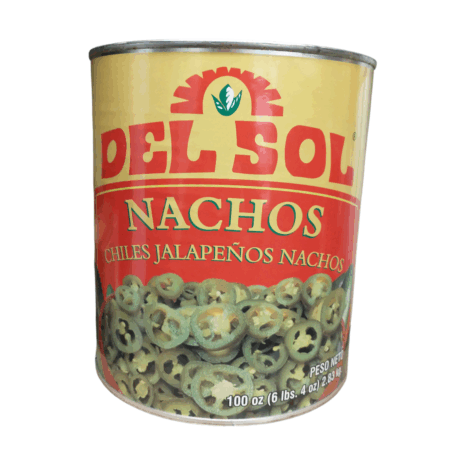 Chiles Jalapeños Nachos - 6 Lbs Can