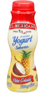 El Mexicano - Pina Colada Yogurt Drink - 7 Oz Bottle