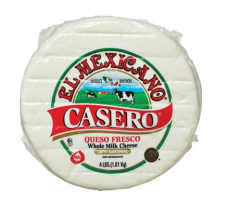El Mexicano - Casero Queso Fresco - 4 Lbs