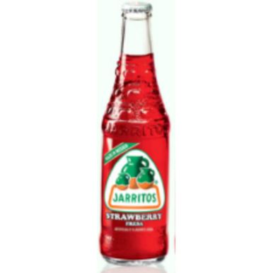 Jarritos Strawberry Soda Glass Bottle
