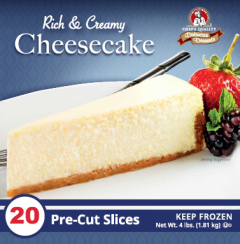 NY Style Cheesecake Slice